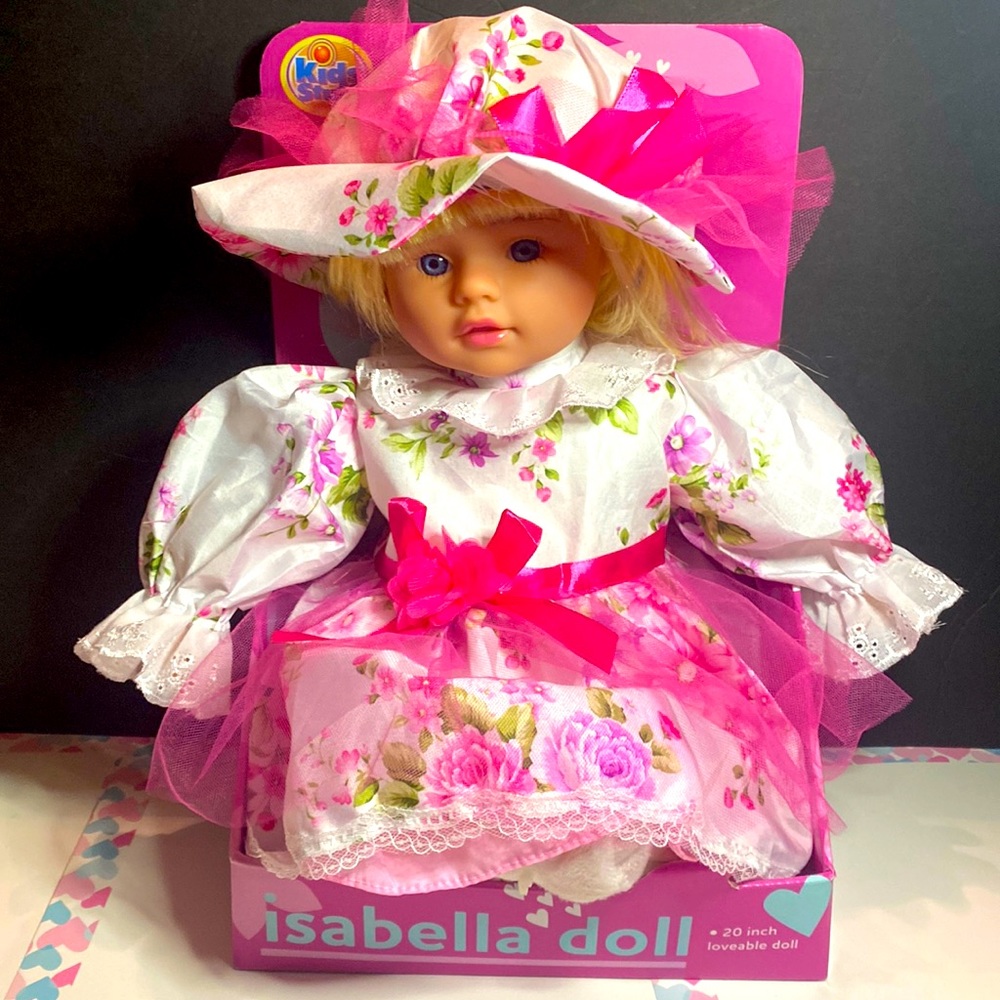 KIDS STUFF ISABELLA DOLL REALISTIC DOLL 20 INCH NEW